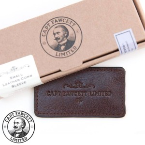 Leather Case for FP Moustache Comb, Captain Fawcett